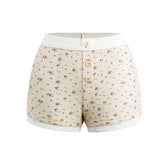 Floral Knit Cami Cardigan and Shorts Set - COPPING THREADS - SUNSETPARK